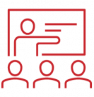 Icon of person presenting