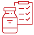 Icon of vial with ticks
